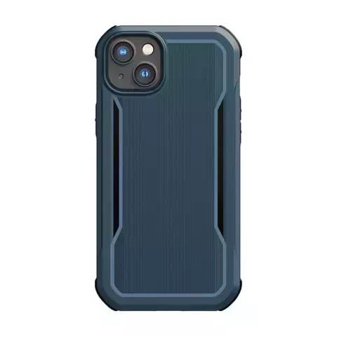 Raptic Fort Case iPhone 14 mit gepanzerter blauer MagSafe-Hülle