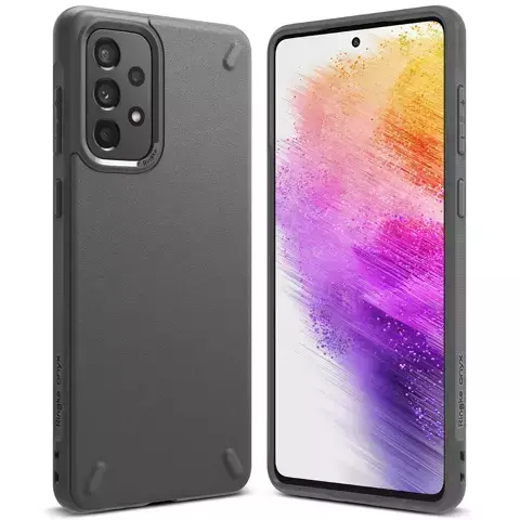 Ringke Onyx Durable TPU Cover für Samsung Galaxy A73 grau