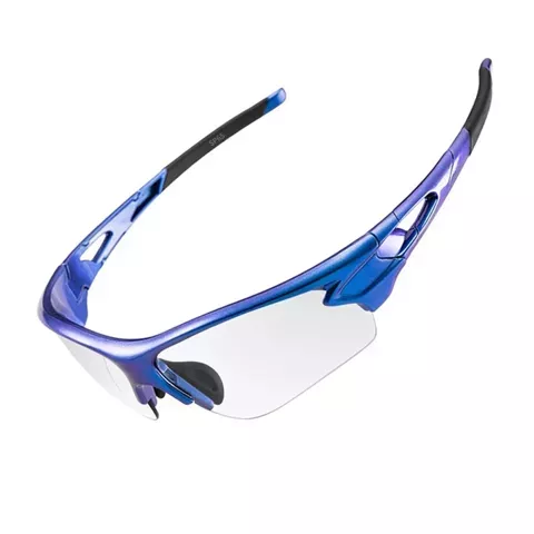 Rockbros 10069 photochrome UV400-Fahrradbrille – blau