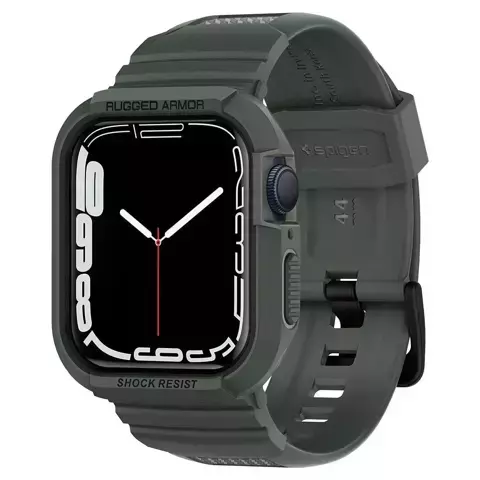 SPIGEN RUGGED ARMOR „PRO“ APPLE WATCH 4 / 5 / 6 / 7 / 8 / SE (44 / 45 MM) MILITÄRGRÜN