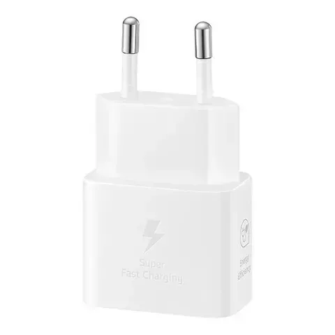 Samsung EP-T2510NWEGEU 25W SFC USB-C GaN Wandladegerät – Weiß