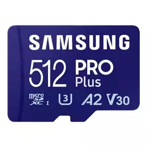 Samsung Pro PLUS microSDXC-Speicherkarte 512 GB 180/130 MB/s UHS-I U3 (MB-MD512SA/EU)