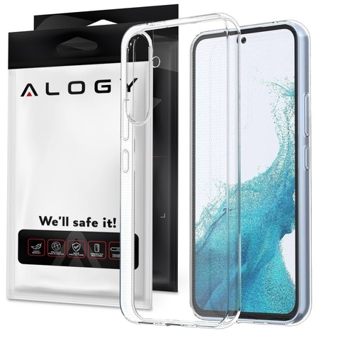 Schützende TPU-Silikonhülle Alogy-Hülle für Samsung Galaxy A54 Transparent