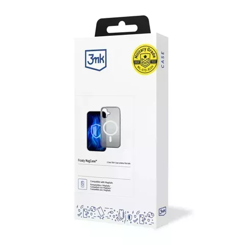 Schutzhülle für Apple iPhone 16 Plus 3mk Frosty MagCase White