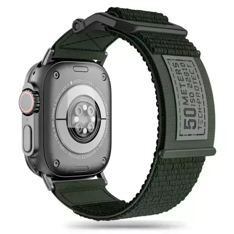 Scout-Passwort für Apple Watch 4 / 5 / 6 / 7 / 8 / 9 / Se / Ultra 1 / 2 (42 / 44 / 45 / 49 MM Militärgrün