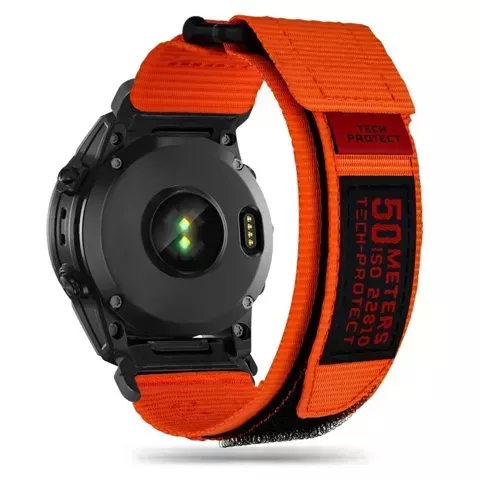 Scout Pro Nylonarmband für Garmin Fenix ​​​​5 / 6 / 6 pro / 7 Orange