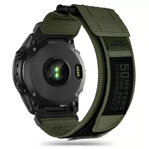 Scout Pro Nylonband für Garmin Fenix ​​​​5 / 6 / 6 pro / 7 Grün