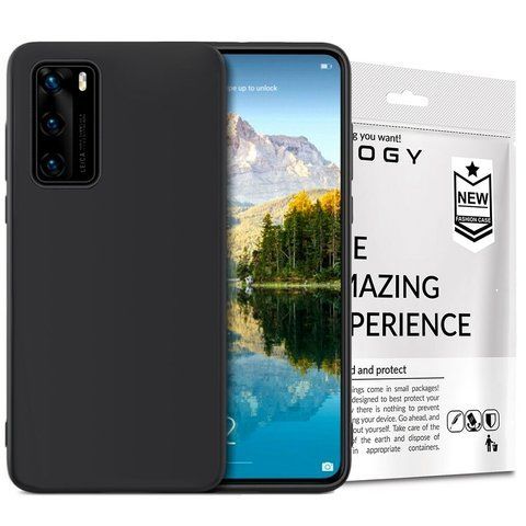 Silikonhülle Alogy Slim Case für Huawei P40 schwarz