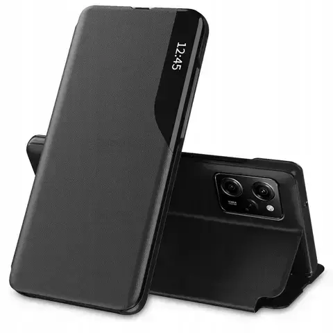 Smart View Flip Case für Xiaomi Redmi Note 12 5G / Poco X5 5G Schwarz