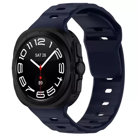 Smartwatch-Band Uhrenarmband für Samsung Galaxy Watch Ultra 47 mm Marineblau