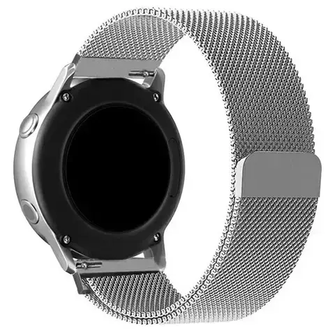 Smartwatchband Schickes Universalband für 22mm silber/silber