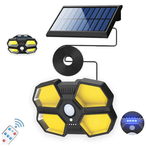 Solar wasserdichte Wandleuchte 180 COB LED mit PIR Pilot Bewegungssensor