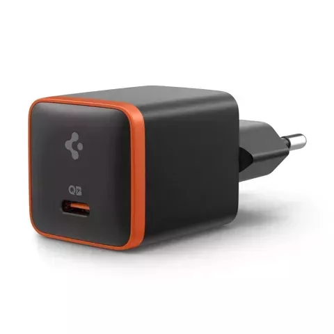 Spigen EE301EU Arcstation Essential Charger 30W Schwarzes Autoladegerät