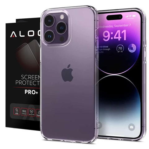 Spigen Liquid Crystal Hülle für Apple iPhone 14 Pro Kristallklares Glas