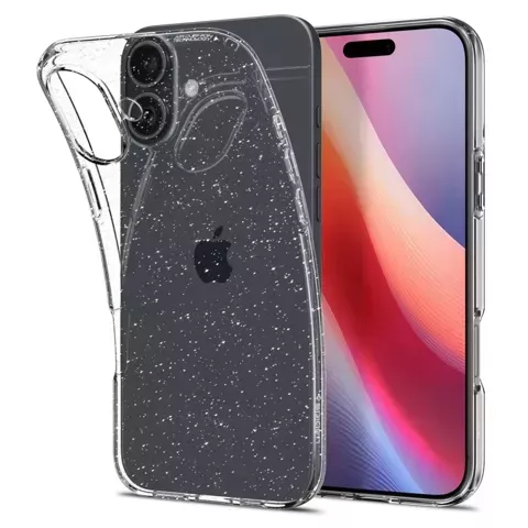 Spigen Liquid Crystal Schutzhülle für iPhone 16 Plus Glitzerkristall