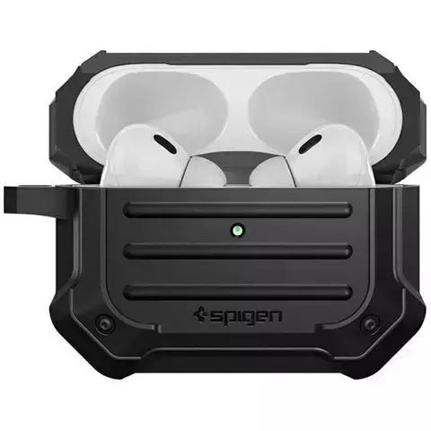 Spigen Tough Armor MAG Schutzhülle für Apple AirPods Pro 1/2 Magsafe schwarz/schwarz ACS05480