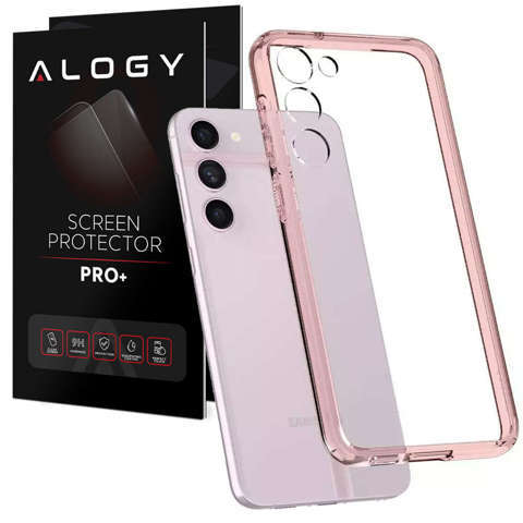 Spigen Ultra Hybrid Schutzhülle für Samsung Galaxy S23 Rose Crystal Glass