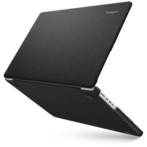 Spigen Urban Fit Hülle für Apple Macbook Pro 16 2021-2022 Schwarz