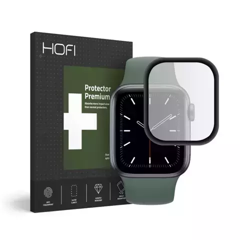 Szkło hybriddowe hofi hybrid glass apple watch 4/5/6/se (40mm) schwarz