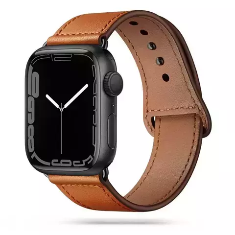 Tech-Protect Leatherfit Apple Watch 4 / 5 / 6 / 7 / 8 / se (38 / 40 / 41 mm) braun