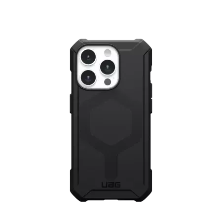 UAG Essential Armor Magsafe Hülle - Schutzhülle für iPhone 15 Pro (schwarz)