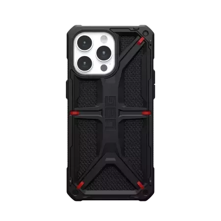 UAG Monarch Case - Schutzhülle für iPhone 15 Pro Max (Kevlar schwarz)