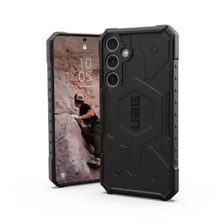 UAG Pathfinder Magnet Case - Schutzhülle für Samsung Galaxy S24 Plus 5G mit integriertem Magnetmodul (schwarz)