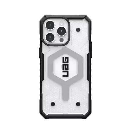 UAG Pathfinder Magsafe Hülle - Schutzhülle für iPhone 15 Pro Max (Eis)