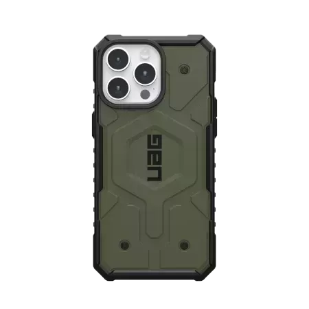 UAG Pathfinder Magsafe Hülle - Schutzhülle für iPhone 15 Pro Max (Oliv)