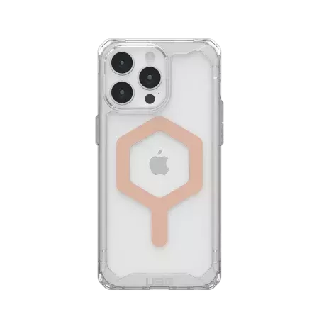 UAG Plyo Magsafe Hülle – Schutzhülle für iPhone 15 Pro Max kompatibel mit MagSafe (Eis-Roségold)