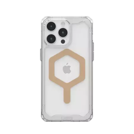 UAG Plyo Magsafe Hülle – Schutzhülle für iPhone 15 Pro Max kompatibel mit MagSafe (Eisgold)