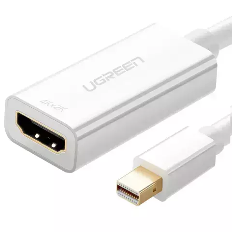 UGREEN Kabeladapter FHD (1080p) HDMI (weiblich) - Mini DisplayPort (männlich - Thunderbolt 2.0) weiß (MD112 10460)