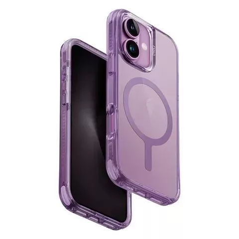 UNIQ Combat Hülle für iPhone 16 Plus 6,7" Magclick Charging Pink/Grape Pink