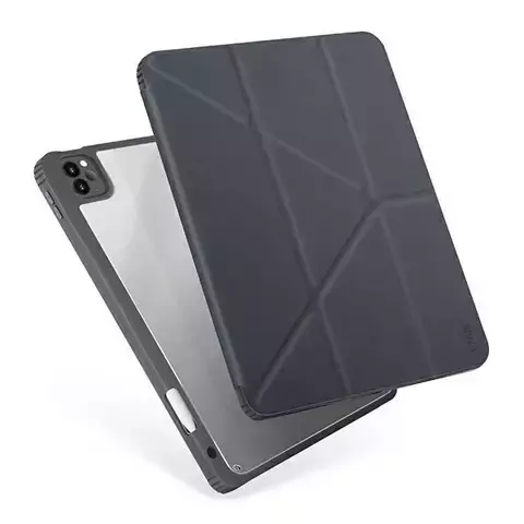 UNIQ Etui Moven iPad Pro 11" (2021/2020) Antimikrobielles Grau/Anthrazit