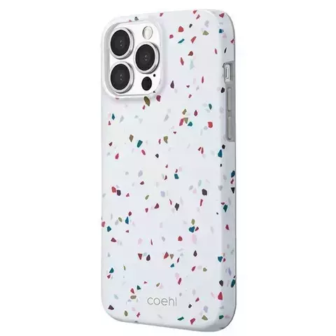 UNIQ Hülle Coehl Terrazzo iPhone 13 Pro / 13 6.1" weiß / naturweiß