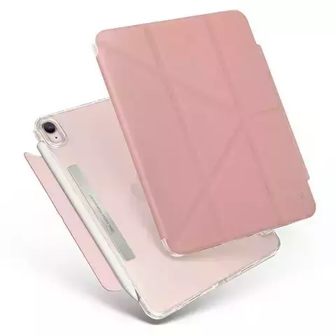 UNIQ Hülle für Camden iPad Mini (2021) pink / Pfingstrose / pink Antimikrobiell