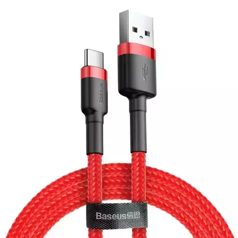 USB zu USB-C Kabel Baseus Cafule 3A 0,5m (rot)