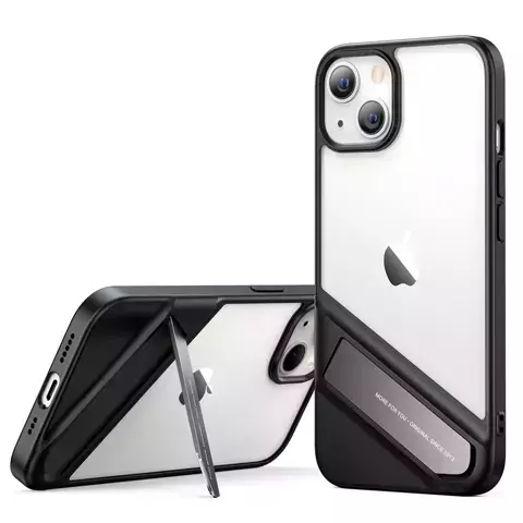 Ugreen Fusion Kickstand Case iPhone 13 Hardcover mit Gelrahmen und Ständer schwarz (90152)