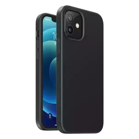 Ugreen Protective Silicone Case gummierte flexible Silikonhülle für iPhone 12 mini schwarz