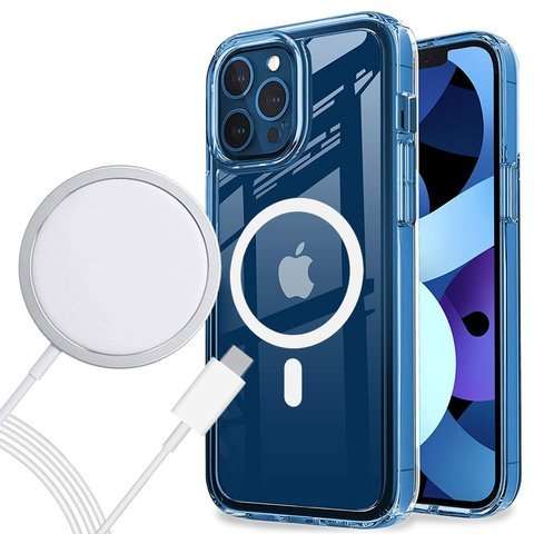 Ultra Slim Alogy Armored Case für Qi-Ladegeräte für iPhone 12 / Pro Transparentes Qi-Ladegerät