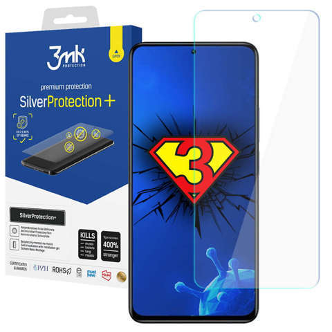 Vollbild-Antivirus-Folie Silver Protection 3mk 7H für Xiaomi Redmi Note 11 5G