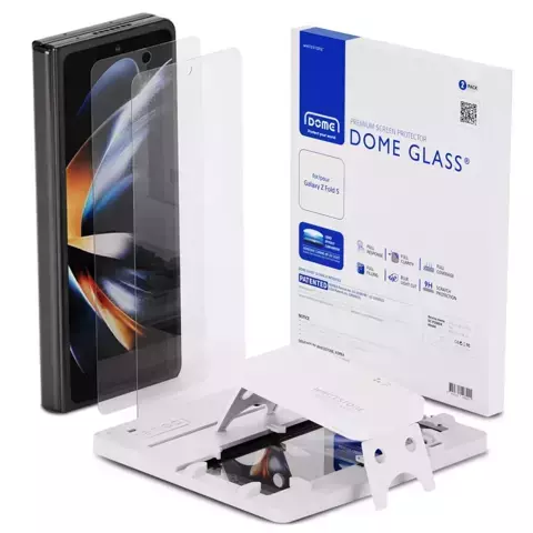 Whitestone Dome Glass 2er-Pack für Samsung Galaxy Z Fold 5 Klar