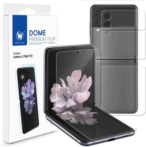 Whitestone Premium Displayschutz für Samsung Galaxy Z Flip 3