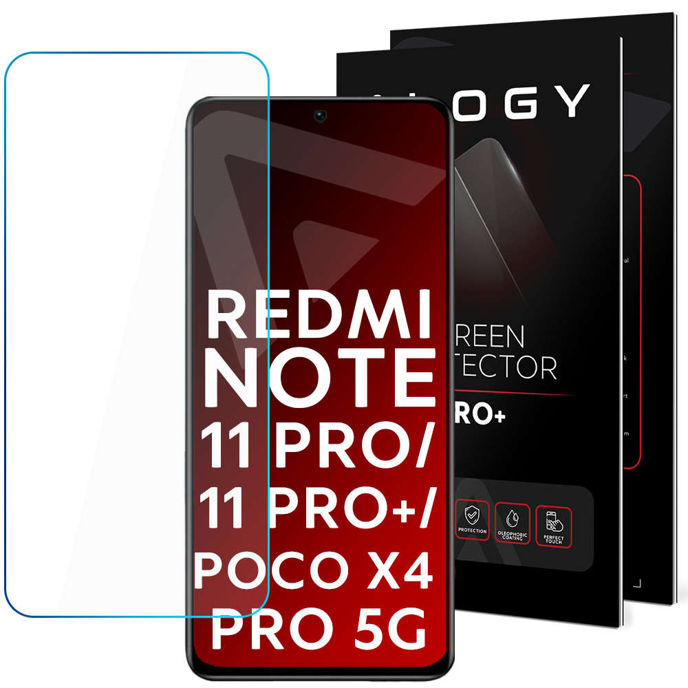 9H Displayschutzfolie aus gehärtetem Glas für Xiaomi Redmi Note 11 Pro / 11  Pro Plus / Poco X4 Pro 5G 