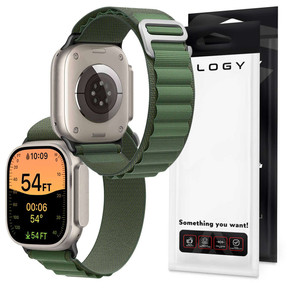 Alogy Sportarmband für Apple Watch 4/5/6/7/8/SE (38/40/41 mm) Grün