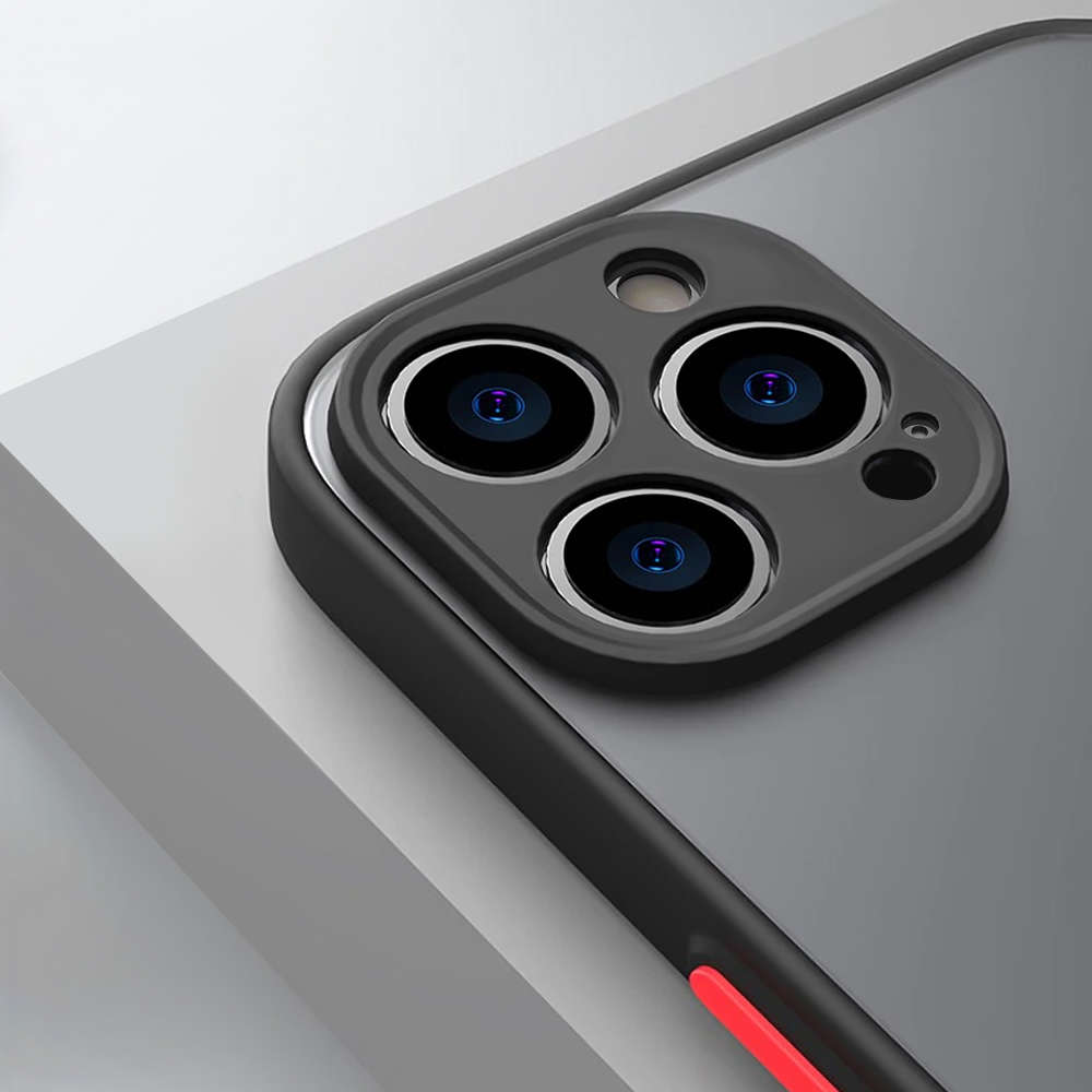 Case für Apple iPhone 14 Pro Max Alogy Hybrid Mag Case für MagSafe mit  Kameraschutz mattschwarz 