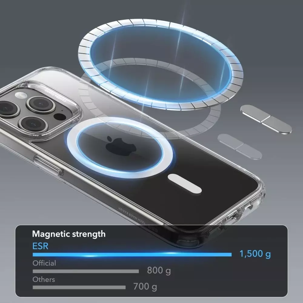 Etui ESR CH Halolock Magsafe für Apple iPhone 15 Pro Max Clear