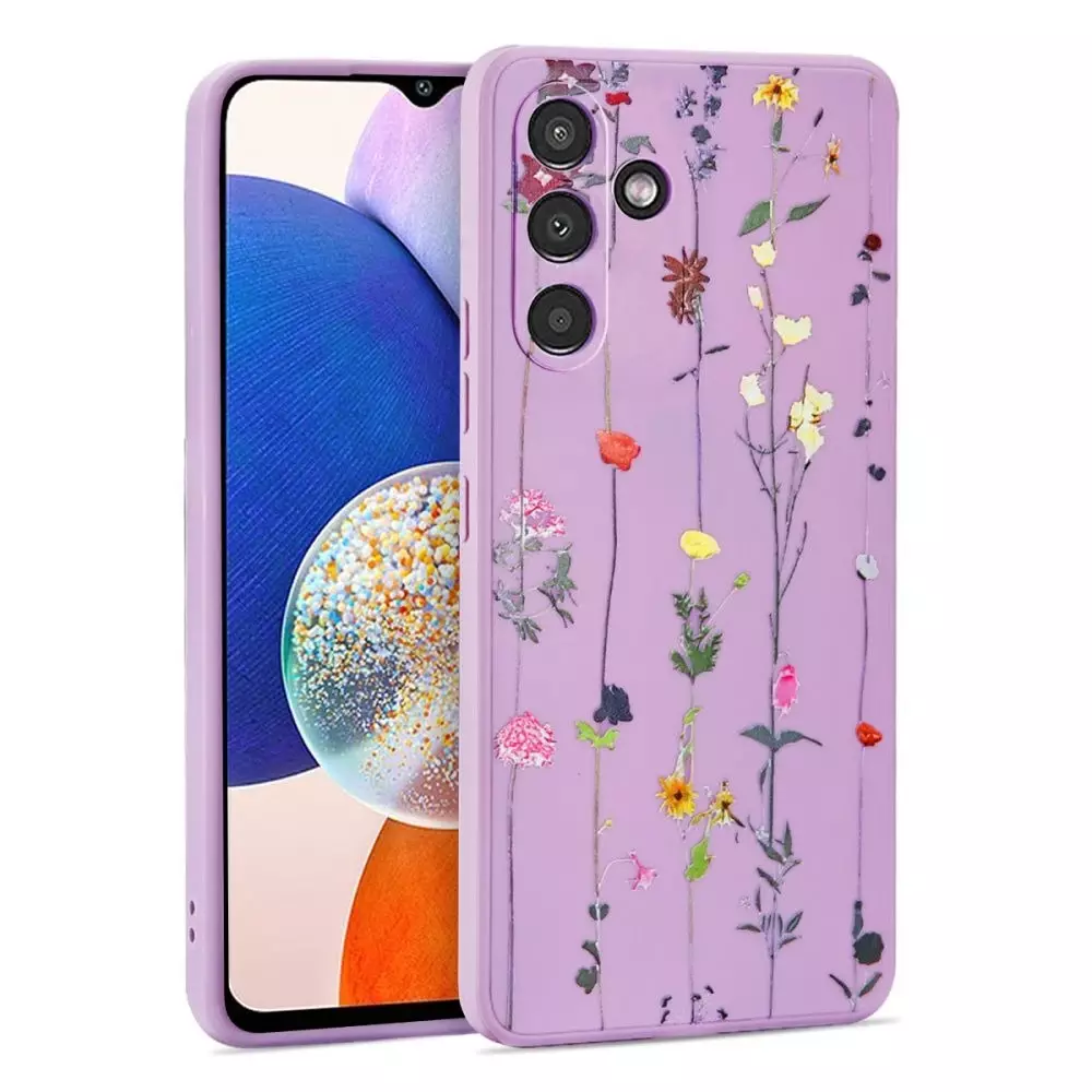 Etui Mood für Samsung Galaxy A14 5G Garden Violett 