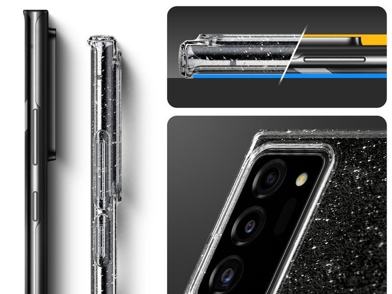 Etui Spigen Liquid Crystal Glitter für Samsung Galaxy Note 20 Ultra 