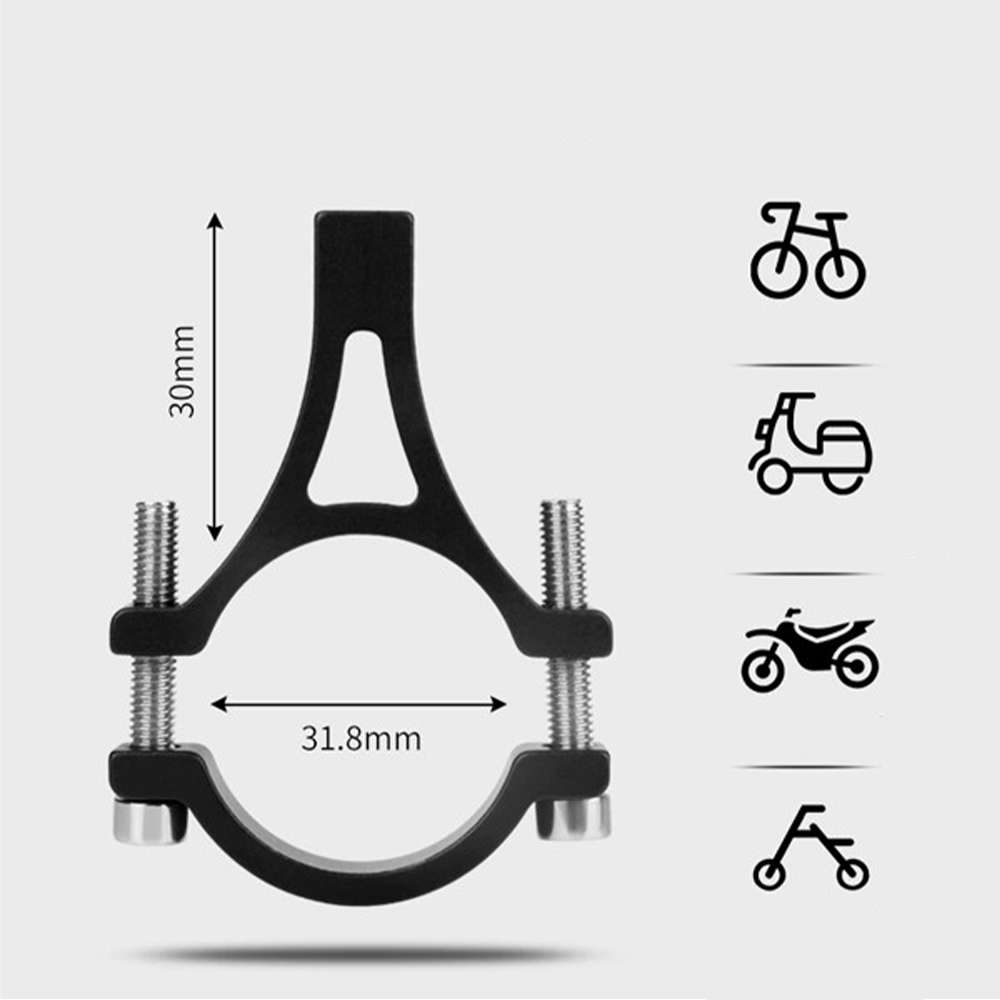 Extreme Bike Alu Fahrradhalter für den Lenker zum Telefon für ein Fahrrad  Motorroller schwarz Sicherheitsgurt 
